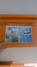 mensola in plastica arancione