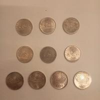 Lotto di monete da 500 lire e 1000 lire argento