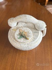 Telefono Vintage in Ceramica Valentin