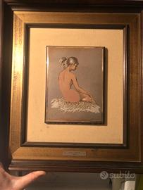 Quadro su lastra argento