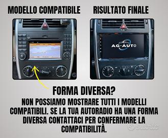 Mercedes classe A e B Autoradio Android 9P +KIT