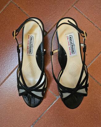 Scarpe donna in pelle nera n 38 Valleverde 
