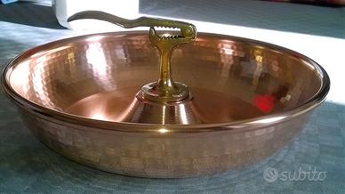 Centro tavola spacca noci in rame nuovo