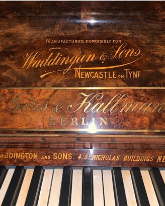 MOBILE PIANOFORTE VERTICALE Waddington & SONS