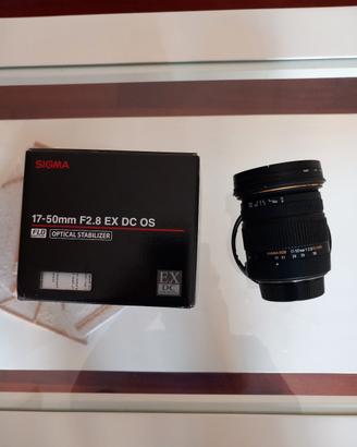 Sigma 17-50 f2.8  EX DC OS stabilzato per Nikon