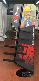 ESPOSITORE PER SCARPE UPOWER A PAVIMENTO 10 POSTI