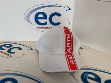 6002350108 Abarth Cappello Baseball Bianco Rosso N