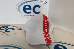 6002350108 Abarth Cappello Baseball Bianco Rosso N