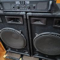 Casse da oltre 150w con Amplificatore e mixer