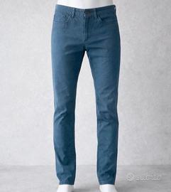 Jeans uomo Cotton & Silk, tg 46, cotone, blu