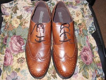 Scarpe in vera pelle nuove N 42