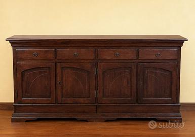 CREDENZA IN LEGNO 4 ante 4 cassetti stile CLASSICO