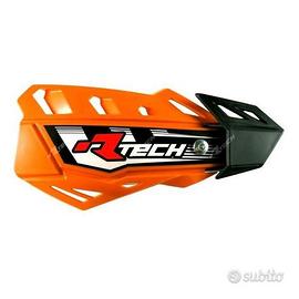 Paramani rtech flx arancio con kit montaggio ktm