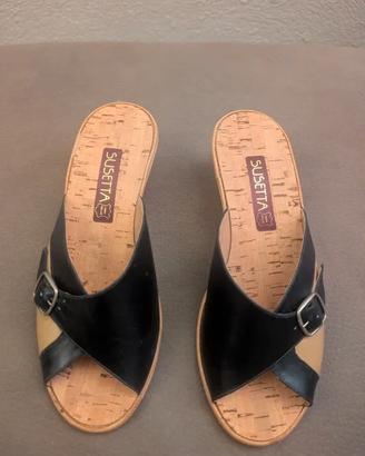 Ciabatte Zatteroni Susetta Cuoio e Sughero 38