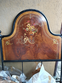 Letto in ferro battuto del 1800