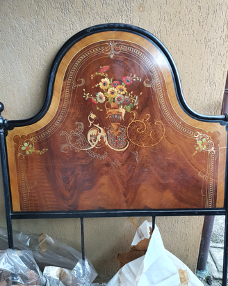Letto in ferro battuto del 1800