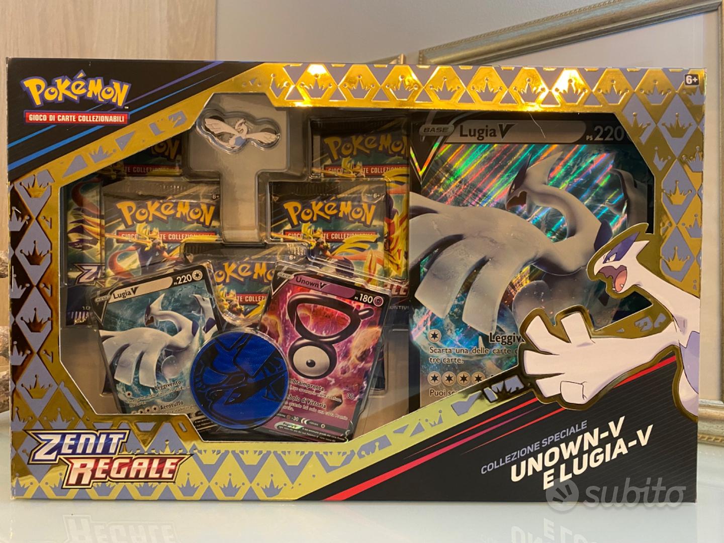 Pokemon Collezione Speciale Unknown-V & Lugia-V Zenit Regale