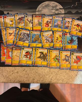 Lotto carte Digimon Tedesche