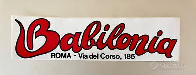 adesivo BABILONIA