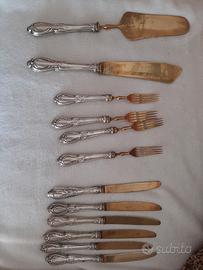 posate da dolce argento 800