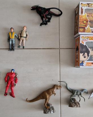 lotto giocattoli action figure - vintage - entra