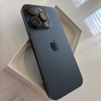 Apple iPhone 15 Pro Titanio Blu + Fattura e Acc.