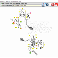 Leva freno ant Yamaha FZR 600 1FK839220000