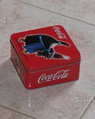 Box CocaCola vintage in metallo Originale