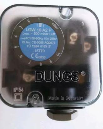 Pressostato differenziale DUNGS LGW 10 A2 P caldai