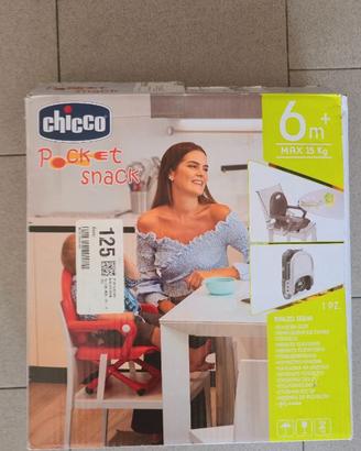 Chicco Pocket Snack – Rialzo sedia pappa grigio 