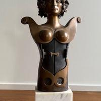 Scultura bronzo Angelo Canevari
