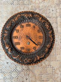 Orologio da parete in rame
