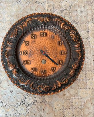 Orologio da parete in rame