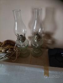 lumi a petrolio vintage