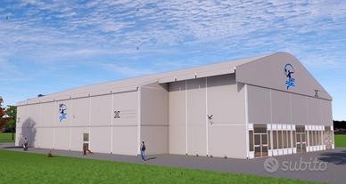 Copertura campi da padel come nuova