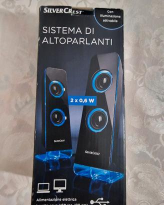 Sistema di altoparlanti Silvercrest SLB 1.2 C2