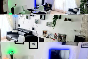 Trilocale arredato con giardino