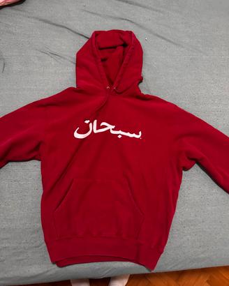 Supreme arabic logo red sweatshirt