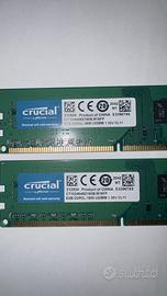 RAM Crucial DDR3 16Gb per PC desktop