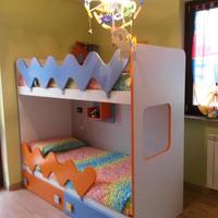 Camera letto a castello  e scala