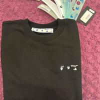 Felpa nera Off-White uomo taglia M