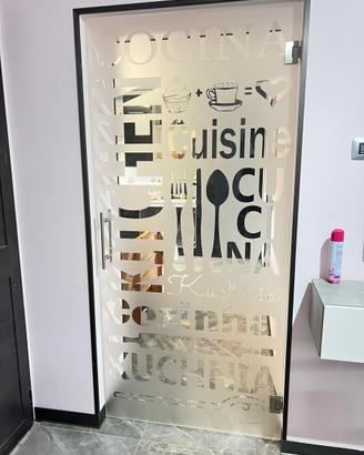 Porta a vetro cucina