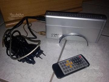 Box in alluminio per hard disk Media Player