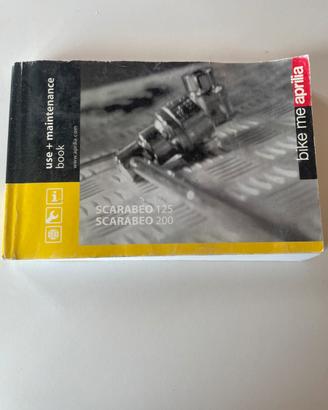 Libretto uso e manitenzione scarabeo light 125/200