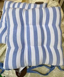 2 Cuscini quadrati per sedie NUOVI - € 10 entrambi