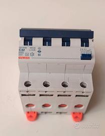 Gewiss GW94380 differenziale magnetotermico4P 0,3A