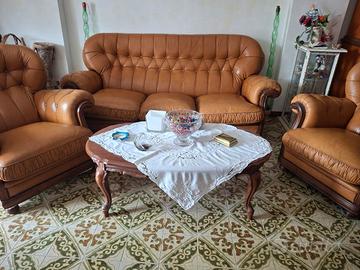 divano pelle vintage