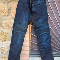 Pantaloni jeans da moto con protezioni tg. 50