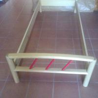 Letto singolo (struttura) senza rete