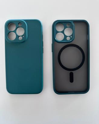 2 cover JETech MagSafe iPhone 13 Pro – Verde Notte